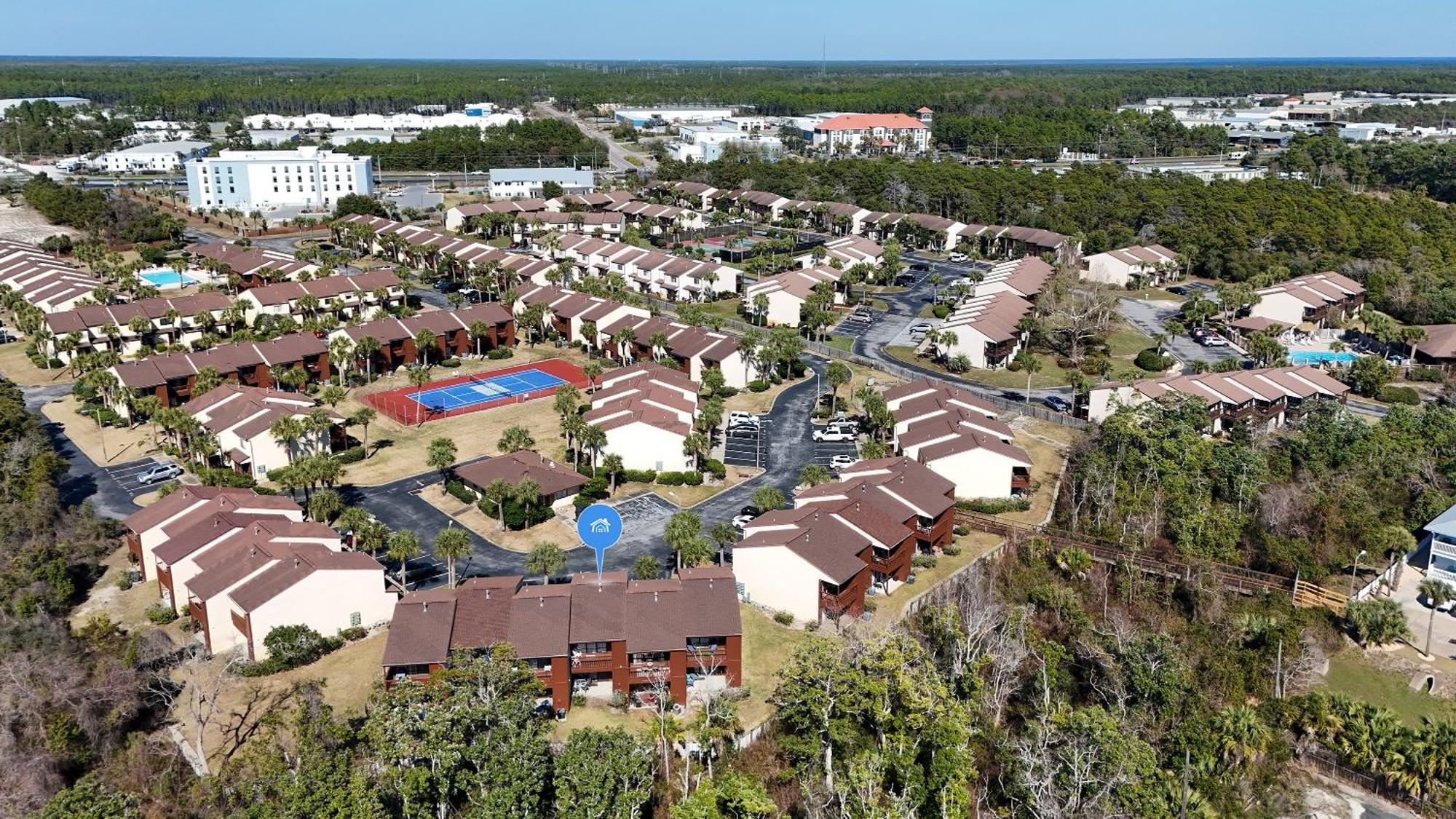 5 Minutes Walk To Beach, Family Friendly With Shared Pool, Tennis Court Panama City Beach